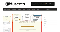 Desktop Screenshot of obfuscata.com
